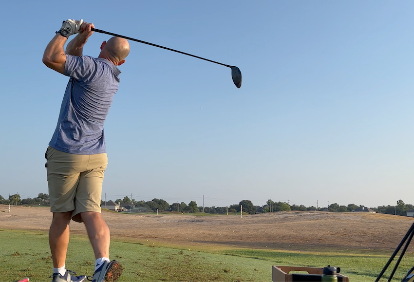 Stix Golf Driver & Golfer Geek Followed Through Stix Golf Driver & Golfer Geek Followed Through
