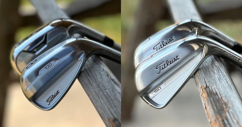 2023 Titleist T100 Irons vs T150 Irons