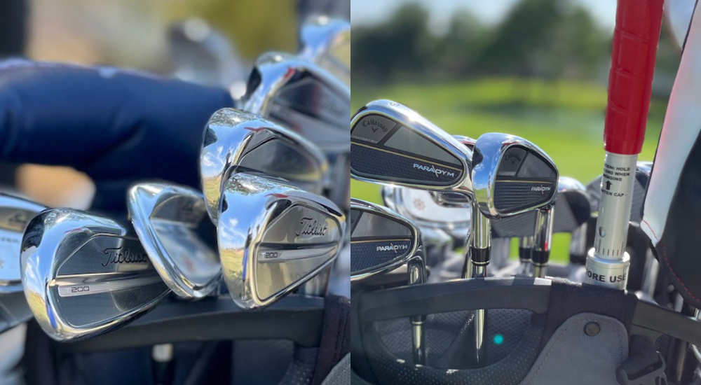 Titleist T200 irons vs Callaway Paradym Irons