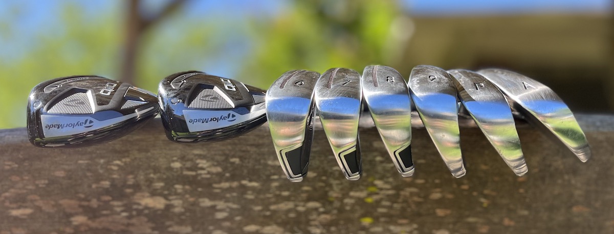 Taylormade Qi iron combo set toe view Taylormade Qi iron combo set toe view