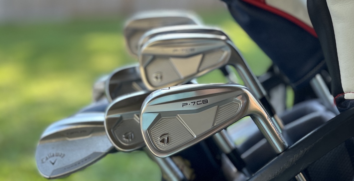 TaylorMade P7CB Irons In Golfer Geeks' Bag TaylorMade P7CB Irons In Golfer Geeks' Bag