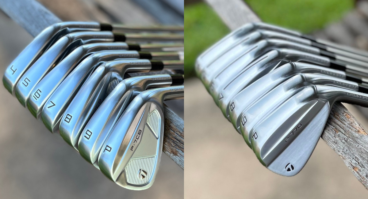 TaylorMade P7CB Irons vs P770 Irons