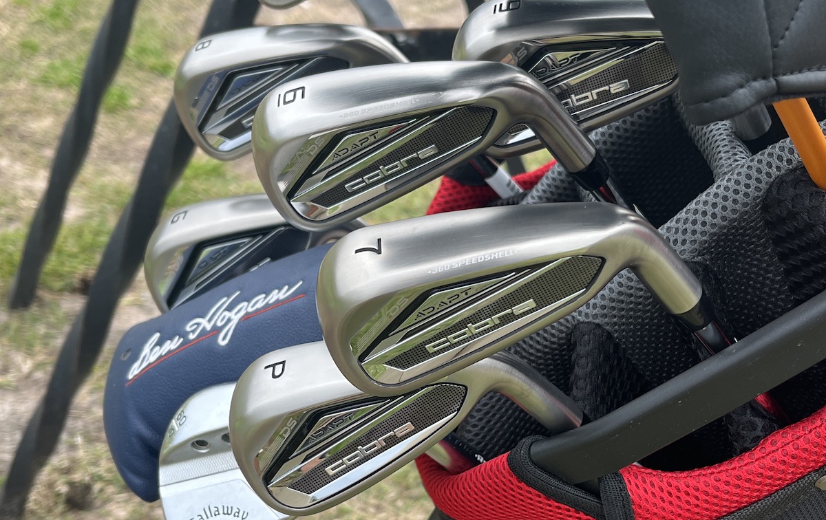 Cobra Adapt DS Irons in my bag at the range Cobra Adapt DS Irons in my bag at the range