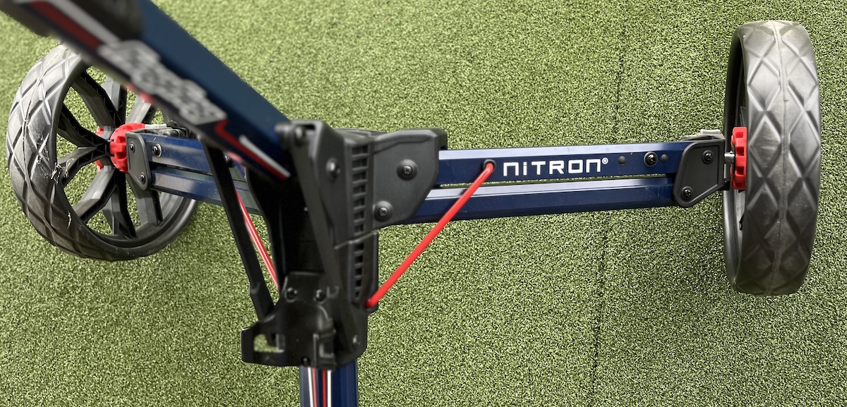 Bag Boy Nitron Auto Open Push cart Rear Wheels and Frame