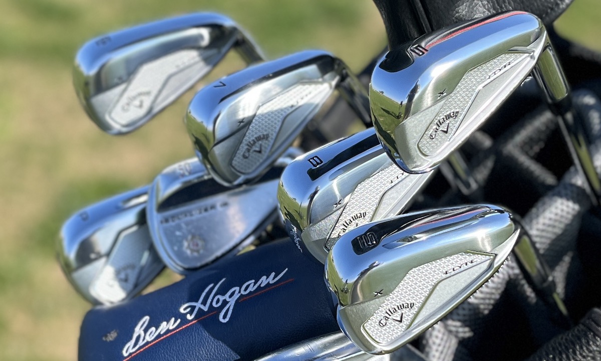 Callaway Elyte x Irons at the driving range