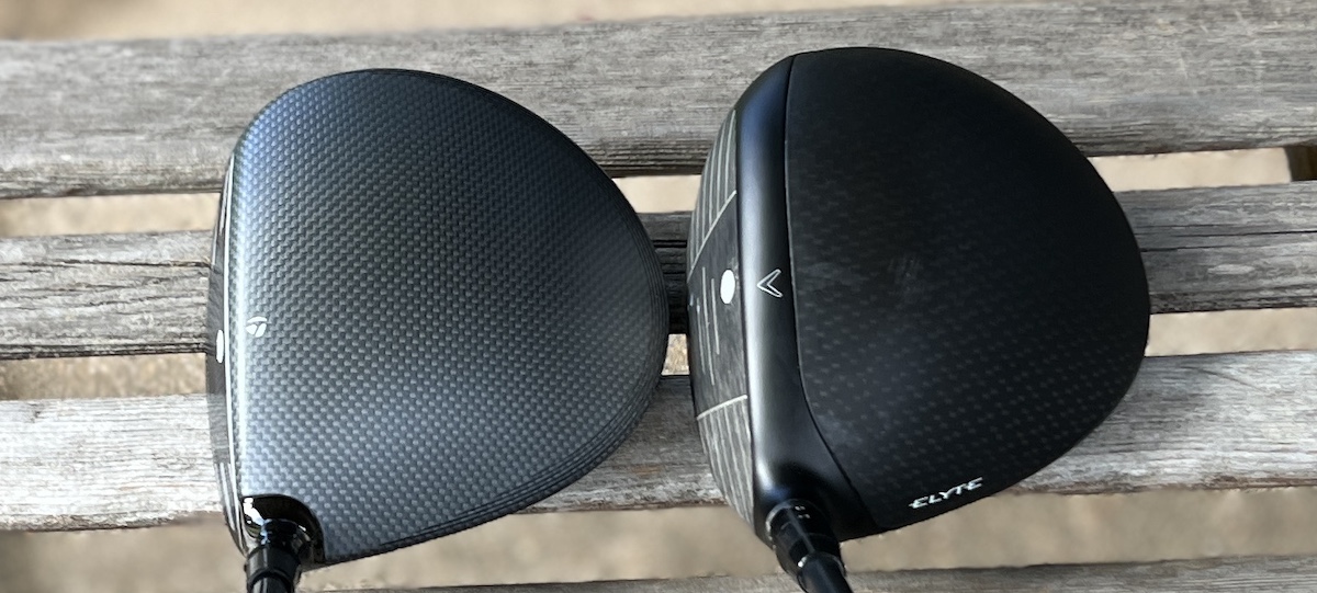 Callaway Elyte Driver & Taylormade Qi35 Driver crowns Callaway Elyte Driver & Taylormade Qi35 Driver crowns