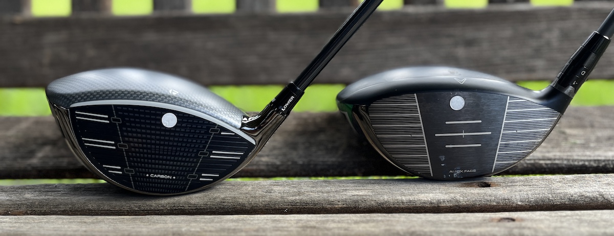 Taylormade Qi35 driver & callaway Elyte driver club faces Taylormade Qi35 driver & callaway Elyte driver club faces