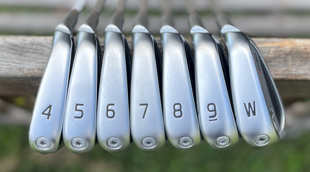 Ping i240 irons Sole view