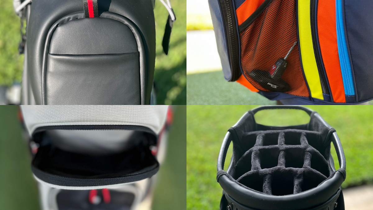 golf cart bag accessory pockets
